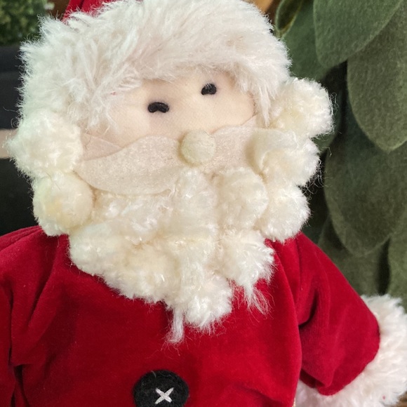 Pottery Barn Kids Felt Santa Claus Shelf Sitter with Felt Christmas Tree Set - Picture 3 of 16